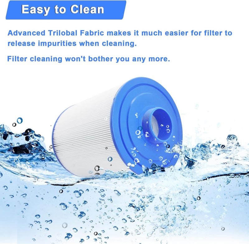 DEEKOOL PAS40-F2M Replacement Hot Tub Spa Filter Compatible with Unicel 6CH-352, Filbur FC-0312, Artesian Spas 06-0014-12, Baleen AK-90131, Darlly 60354, SD-01441, Master Spas PMA-R1 Filters, 40 sqft, 2 Pack - Image 4